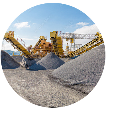 sand pit mining test