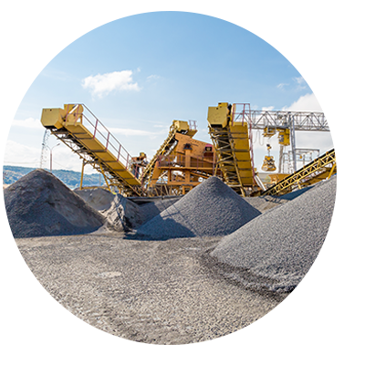 sand pit mining